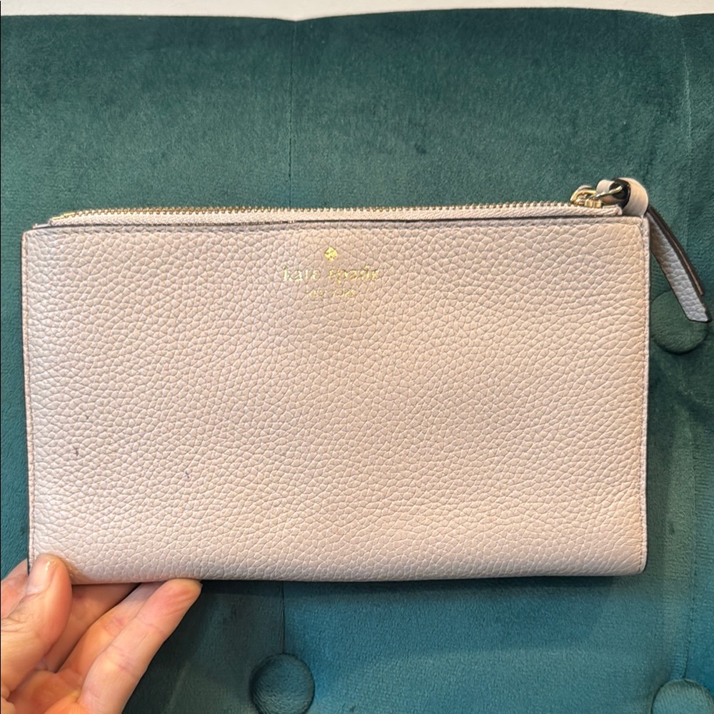 Kate Spade Blush Leather Clutch